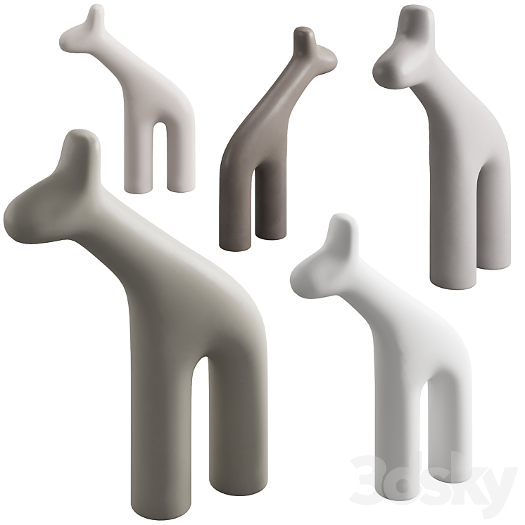 099 PLUST RAFFA POLYETHYLENE SCULPTURES 