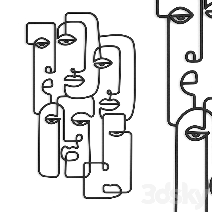 ABSTRACT WALL DECOR 030 