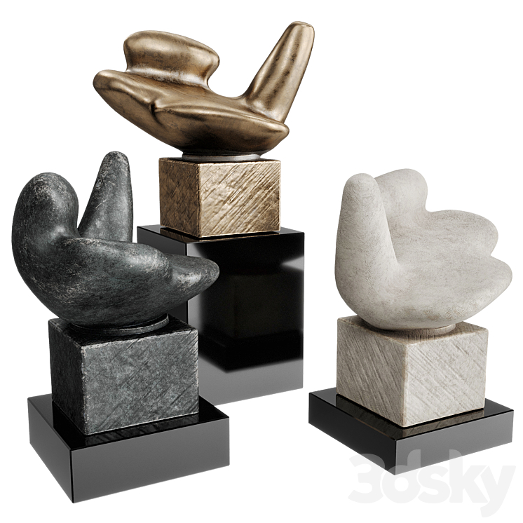 AMORPH FIGURE PEDESTAL 