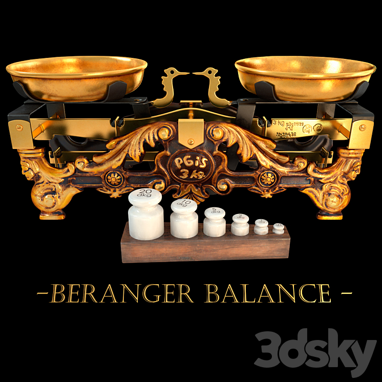ANTIQUE SCALES BERANGER 
