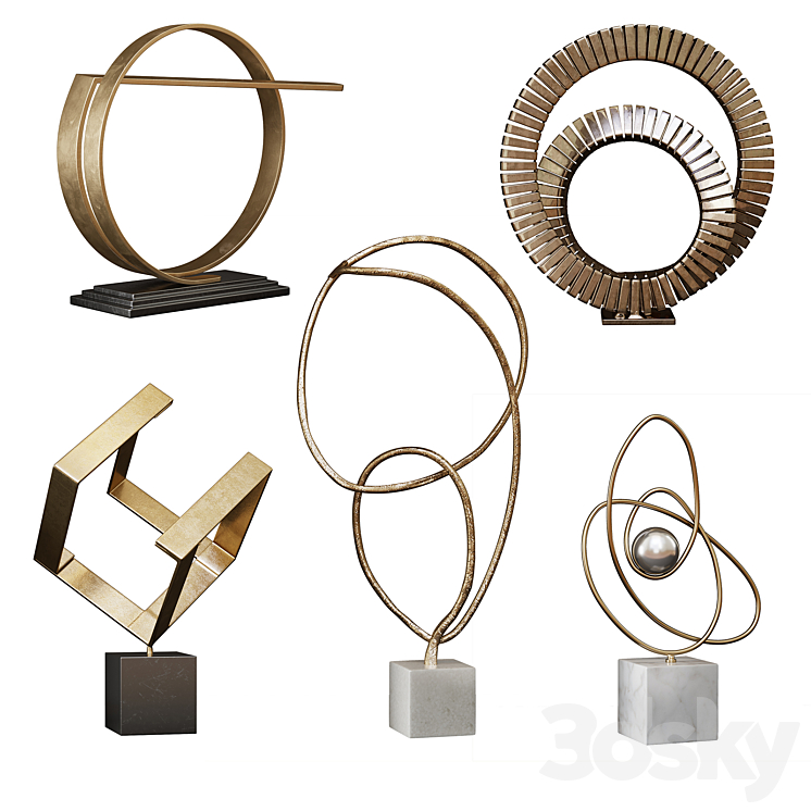 ARTERIORS SCULPTURES SET 3 