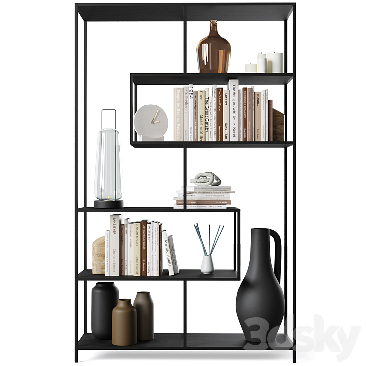 BOOKCASE SEAFORD 2 ACTONA 