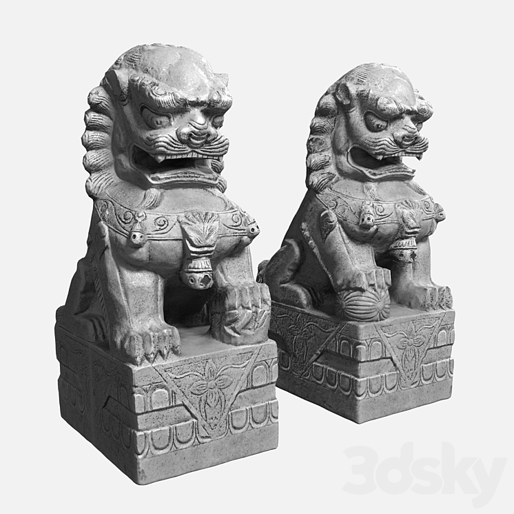 BUDDHAS LIONS 
