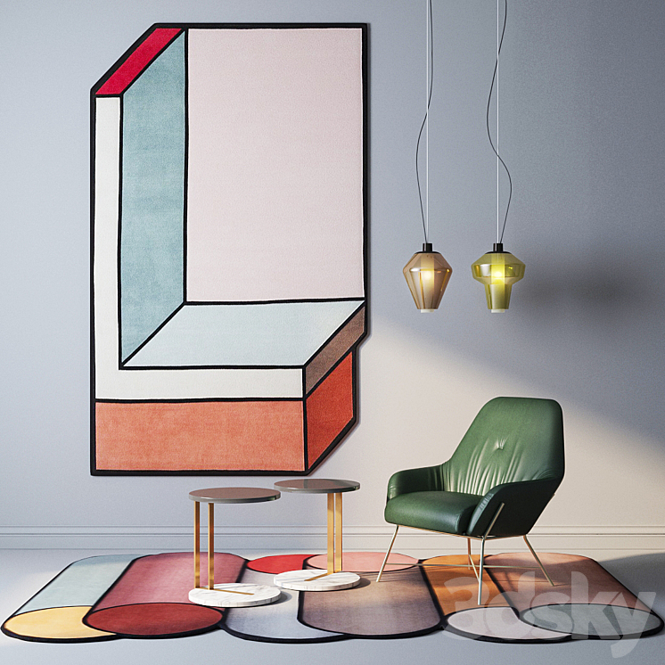 CC TAPIS RUGS FOSCARINI DIESEL LAMPS ASIA LEATHER ARMCHAIR 