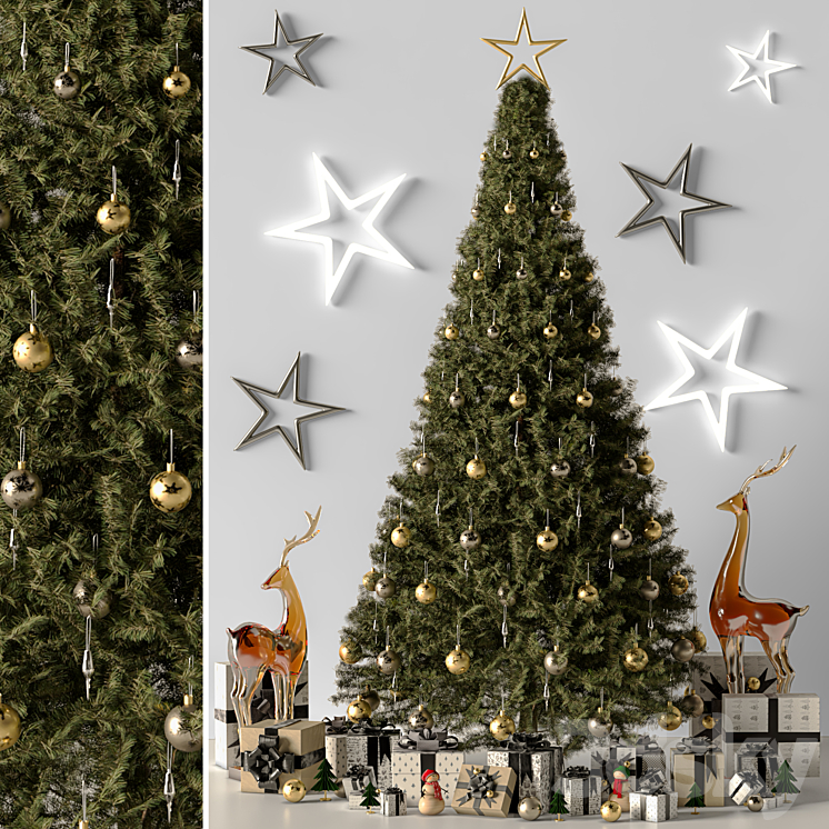 CHRISTMAS TREE 01 FOR CORONA 