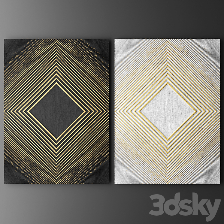 DECOR FOR WALL PANEL 3D 