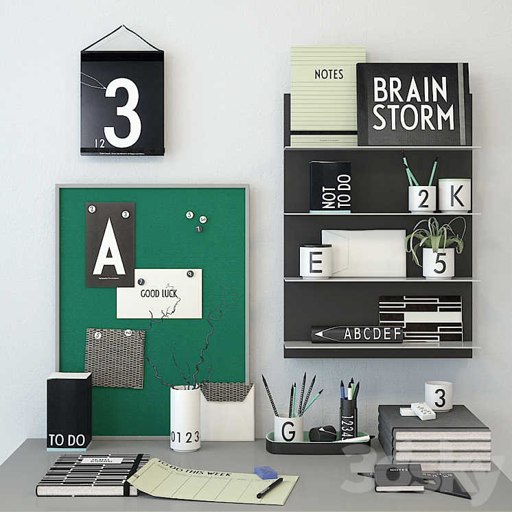 DECOR LETTERS GREEN 