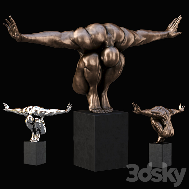 DECORATIVE SCULPTURE ATHLETE 
