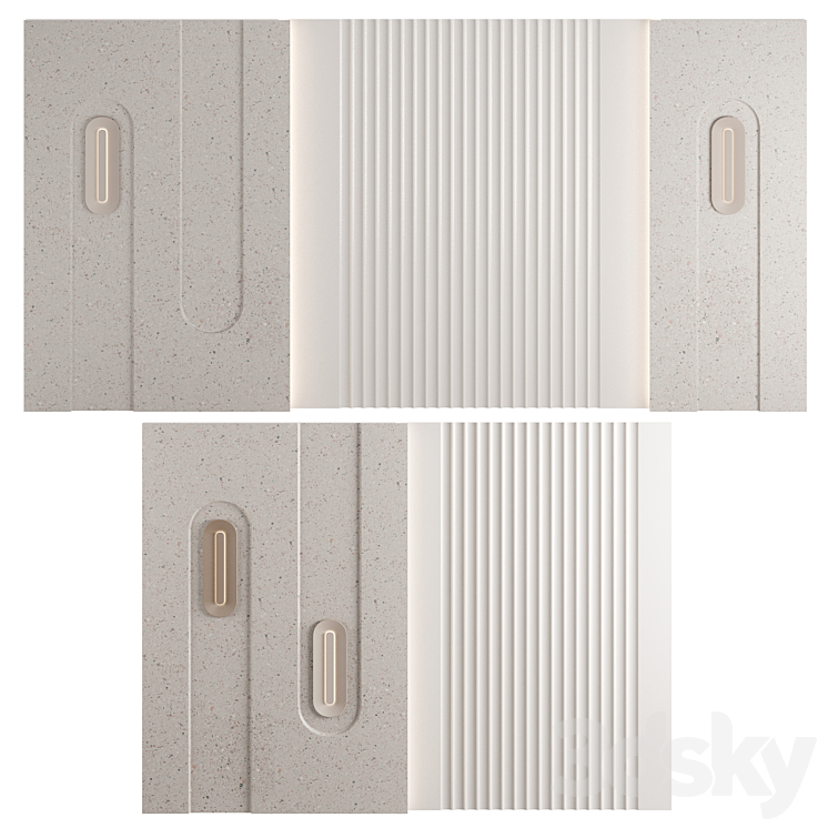 DECORATIVE WALL PANEL SET №1 