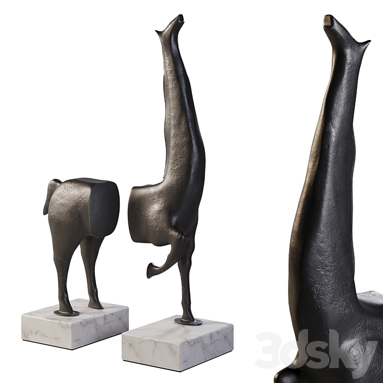 GIRAFFE SCULPTURE 1 