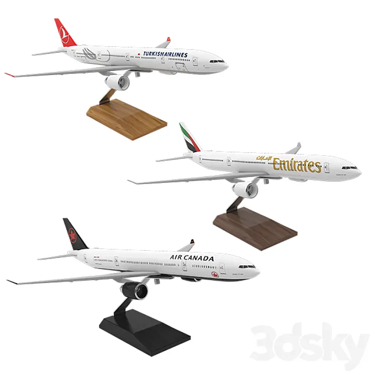 PLANE DESKTOP MODELS BOEING 777 