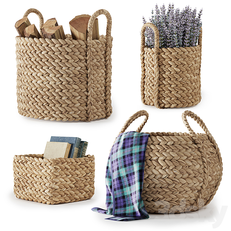 POTTERY BARN BEACHCOMBER BASKETS 01 