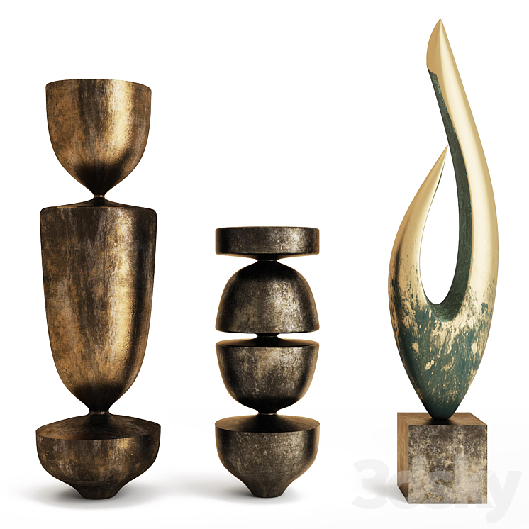 SET OF THREE SCULPTURES 2 