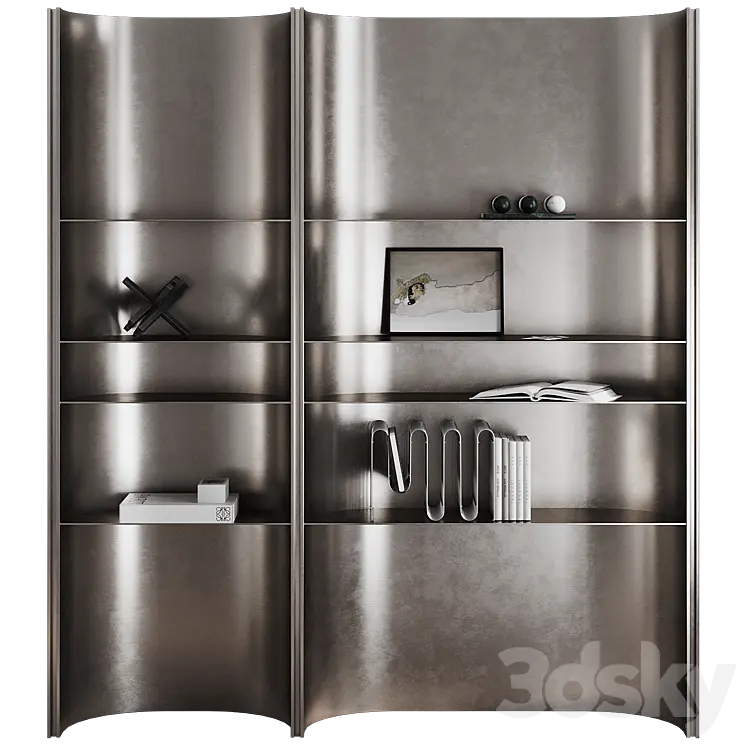 SHELVING WITH DECOR GLOWE 