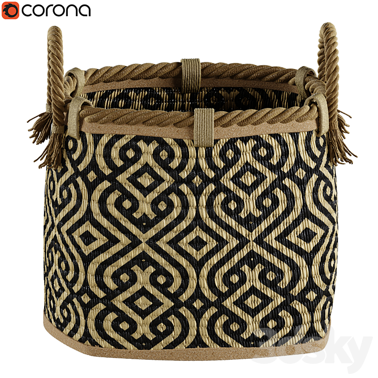 STRIPES BASKET 