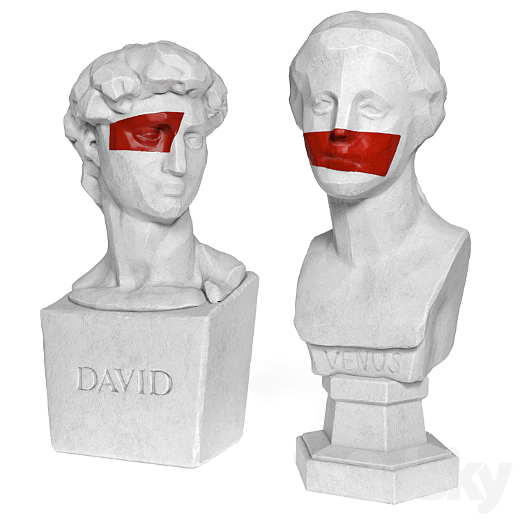 VENUS AND DAVID EDGES BUST 