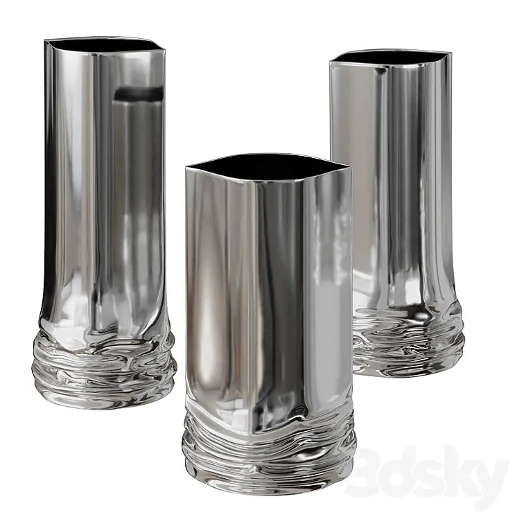 ZIETA CRASH VASES SET 