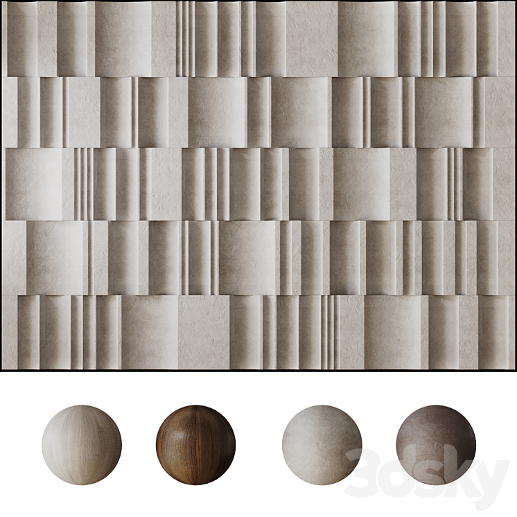 DECORATIVE 3D WALL PANEL 013 