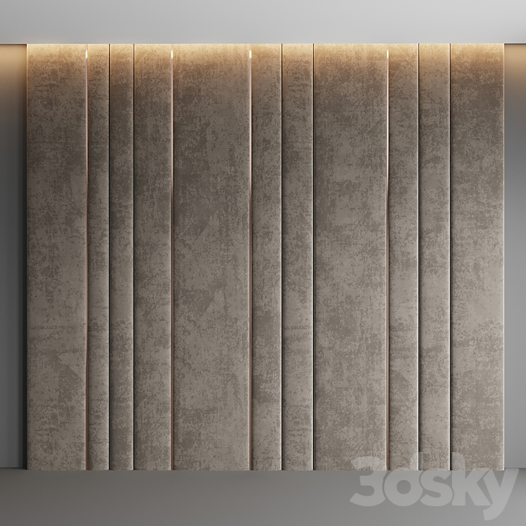 DIRTY BEIGE VELVET PANEL 