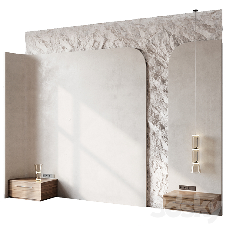 HEADBOARD 3D WALL PANEL 04 