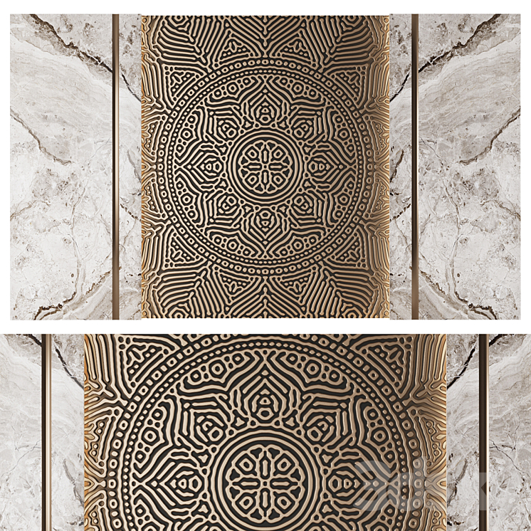 WALL PANEL WITH A PATTERN №2 