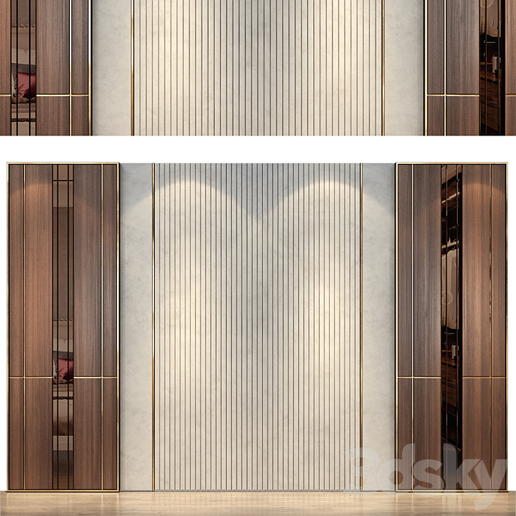WALL PANELS SET 55 