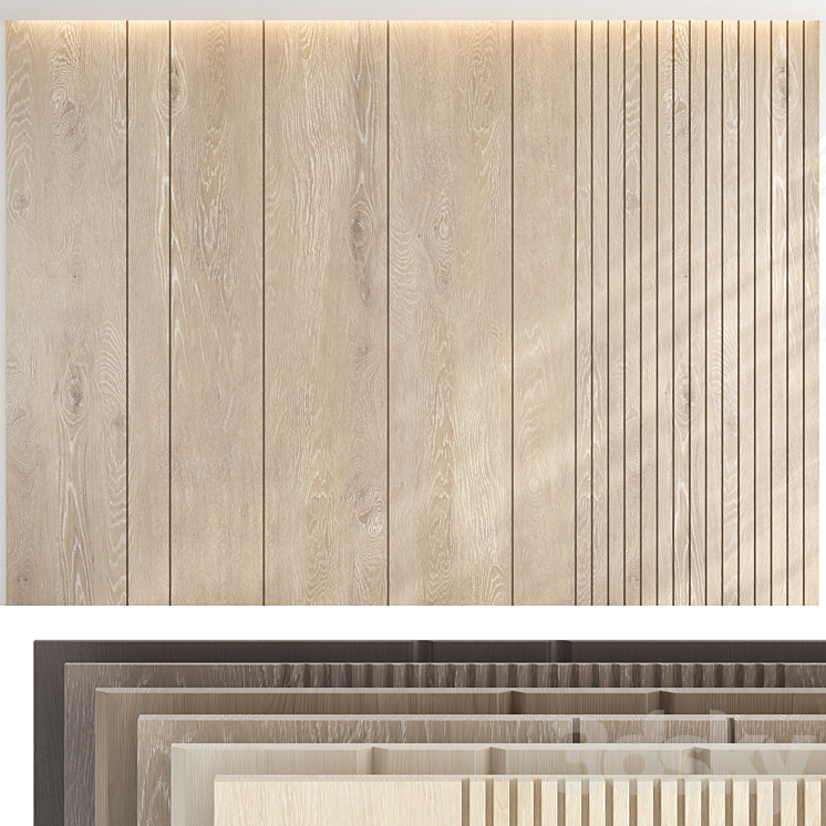 WOOD PANEL SET V01 
