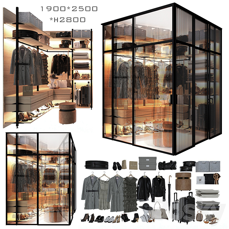 WARDROBE UNIT IN THE BEDROOM 4 