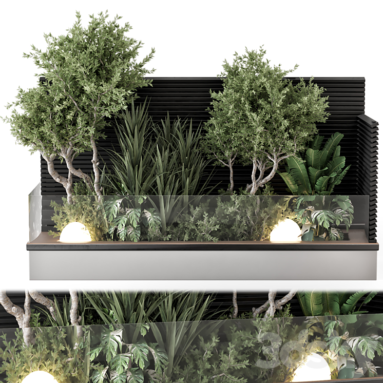 BACKYARD AND LANDSCAPE SET BUSH AND TREE SET 1139 