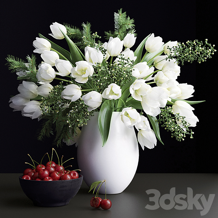 BOUQUET OF FLOWERS IN A VASE 25 