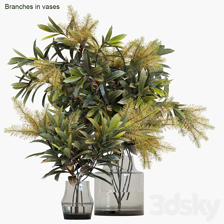 BRANCHES IN VASES # 10 