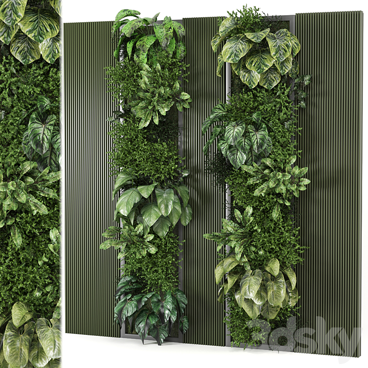 INDOOR WALL VERTICAL GARDEN SET 953 