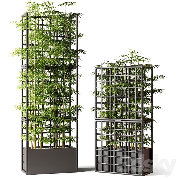 MESH DIVIDER PARTITION WITH BAMBOO 