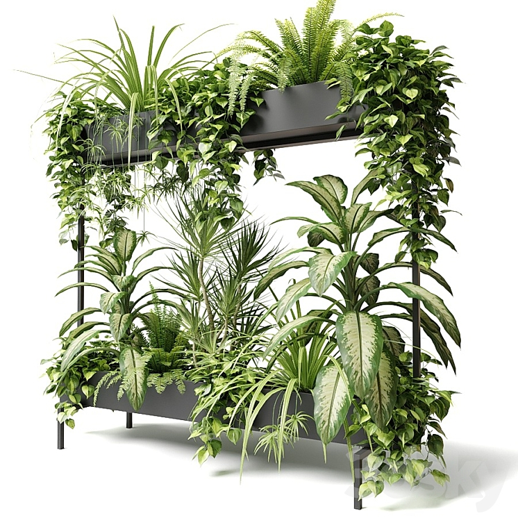 MYNTHE RECTANGULAR TWO STOREY PLANTER 
