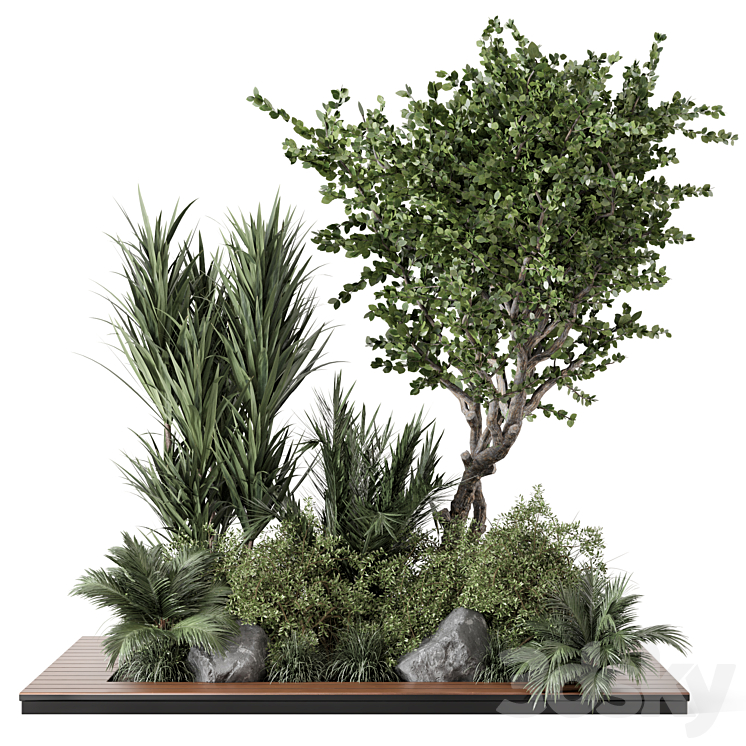 OUTDOOR GARDEN SET BUSH AND TREE GARDEN SET 499 
