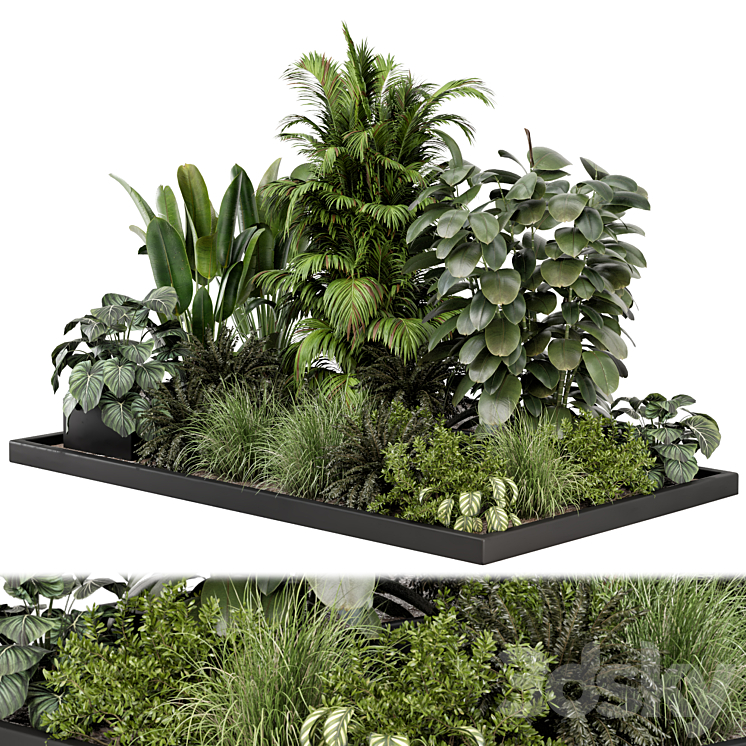 OUTDOOR GARDEN SET BUSH AND TREE GARDEN SET 1030 