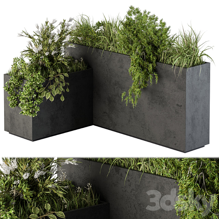 OUTDOOR PLANT SET 248 PLANT L TYPE BOX 
