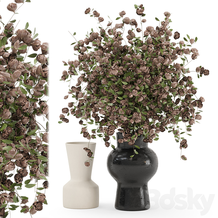 PLANTS BOUQUET COLLECTION IN CONCRETE POTS SET 1449 