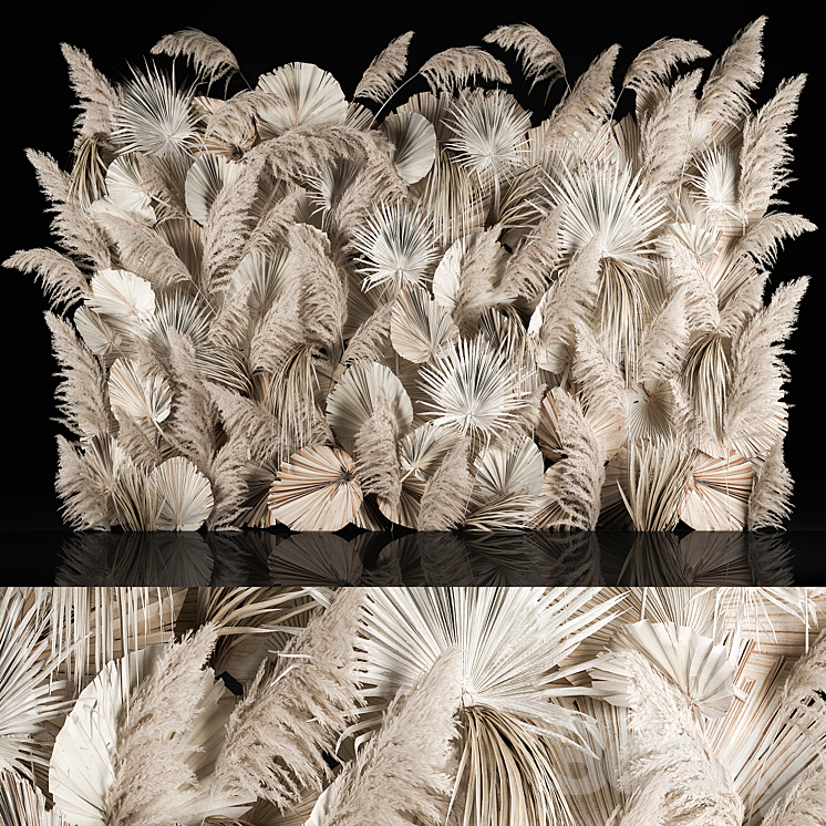 VERTICAL_GARDEN_OF_DRIED_FLOWERS_PAMPAS_GRASS_DRY_PALM_BRANCHES 
