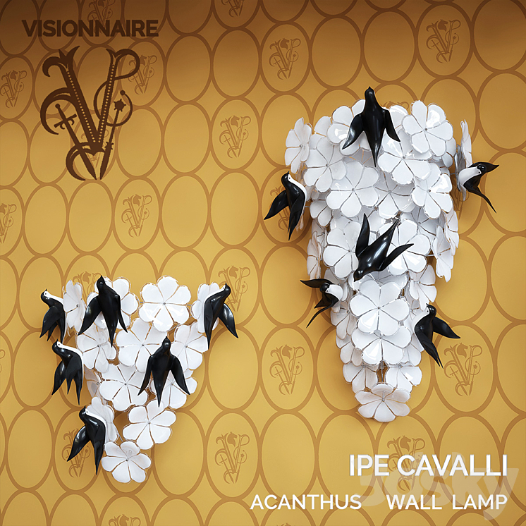 ACANTHUS WALL LAMP IPE CAVALLI VISIONNAIRE 