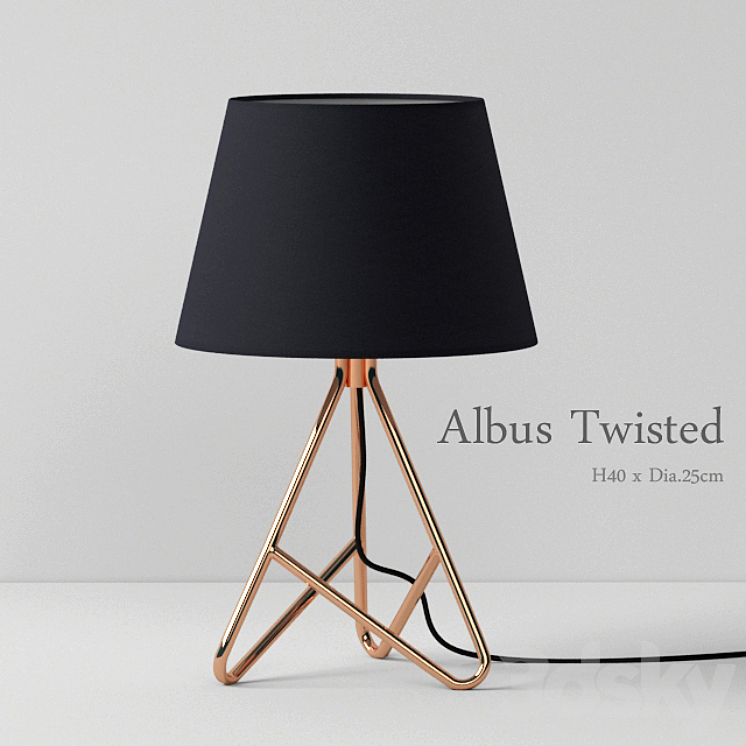 ALBUS TWISTED TABLE LAMP 