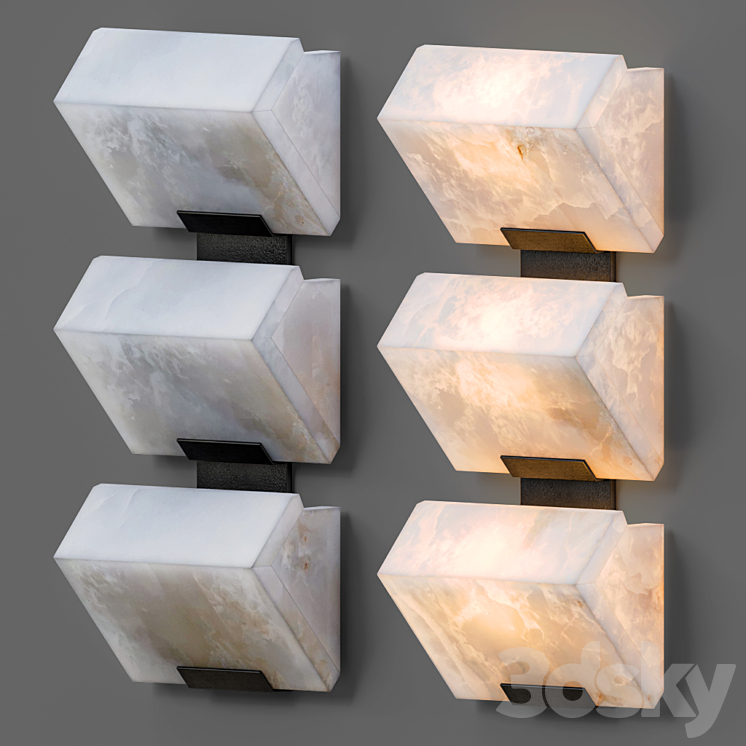 ARCHITECTURAL PIERRE CHAREAU SCONCES 