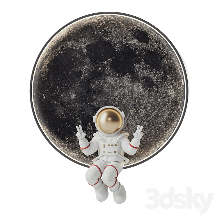 ASTRONAUT WALL LIGHT 
