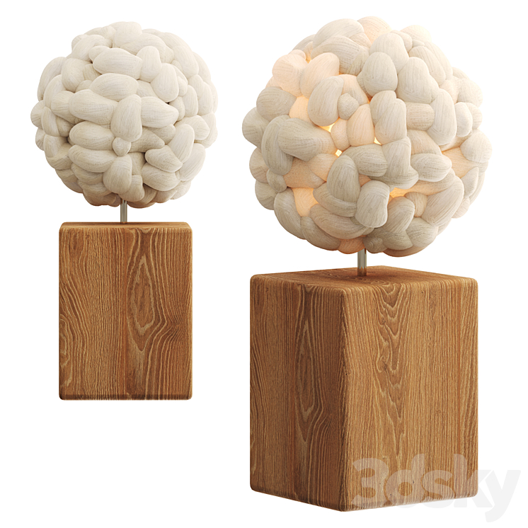 BALL TABLE LAMP HELEN LOOM 