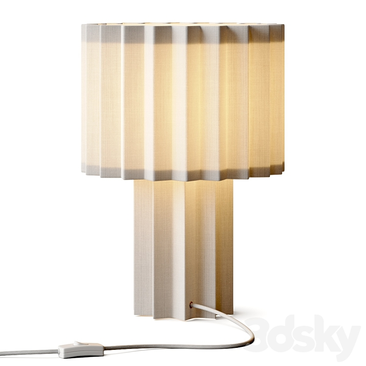 FOLKFORM FOR ORSJO BELYSNING PLISSE TABLE LAMP 