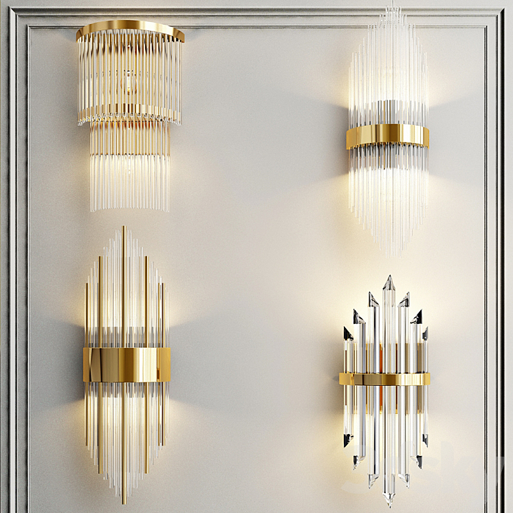 COLLECTION OF WALL LAMPS 