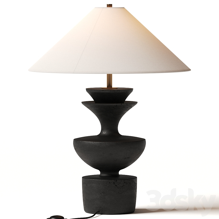 DANNY KAPLAN CERAMIC SOPHIA TABLE LAMP 