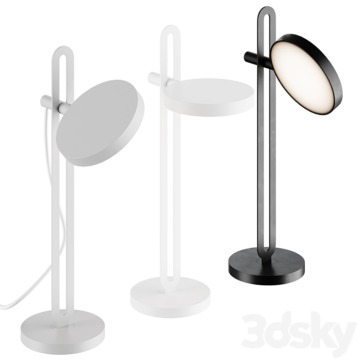 ECHO TABLE LAMP BLACK 