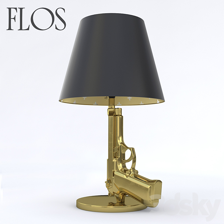 FLOS BEDSIDE GUN LAMP 