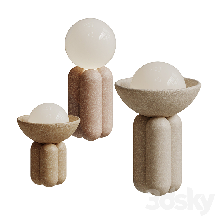 HALF SPHERE LAMP LISA ALLEGRA 